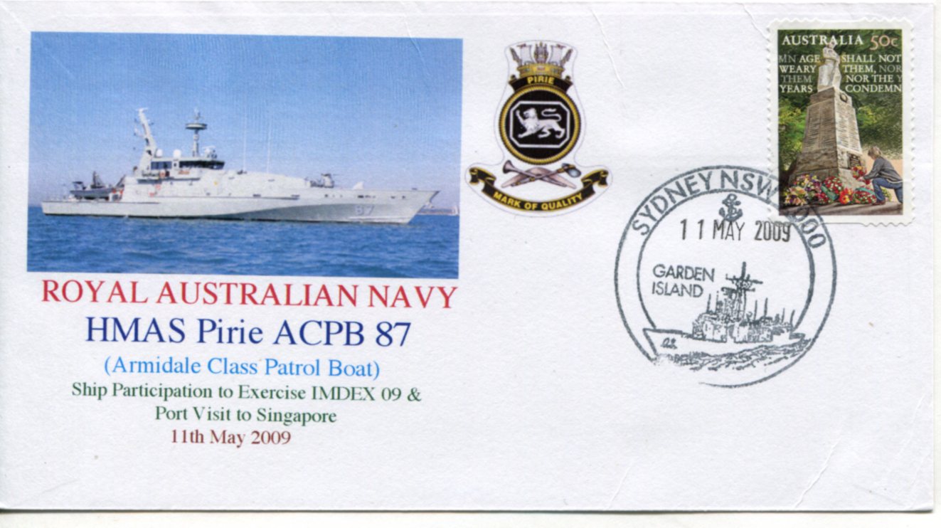 HMAS Pirie visit to Singapore and Exercise IMDEX 09