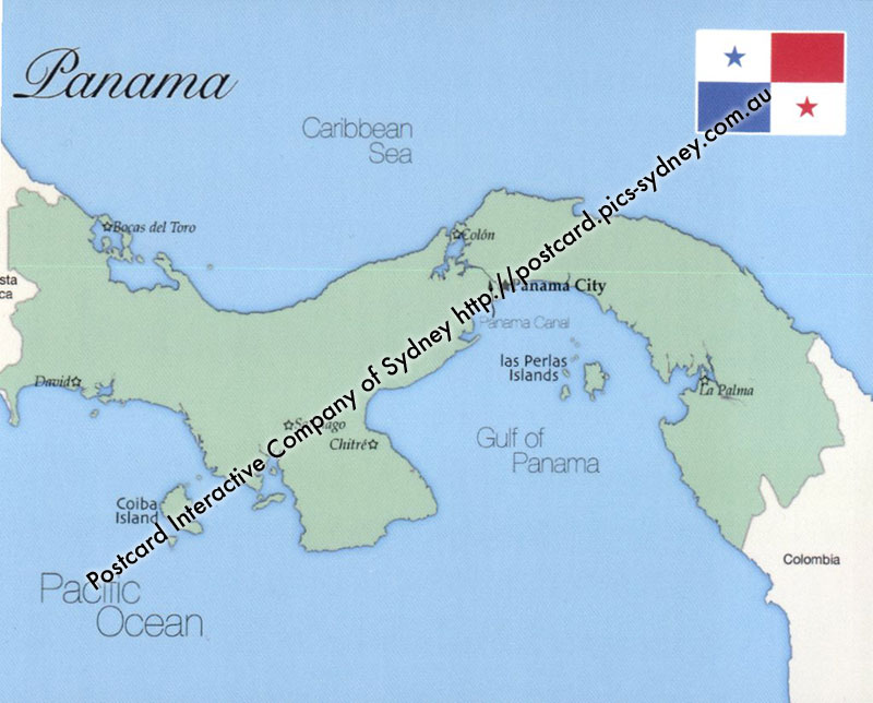 Map of Panama