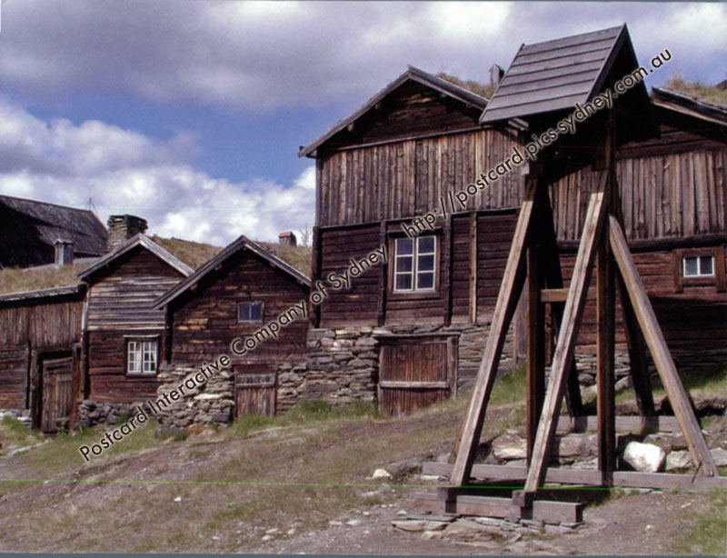 Norway UNESCO Røros Mining Town [whsN06] 1.00 Postcard Interactive