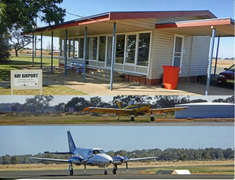 NSW Hay Airport [aviH10] 1.00 Postcard Interactive