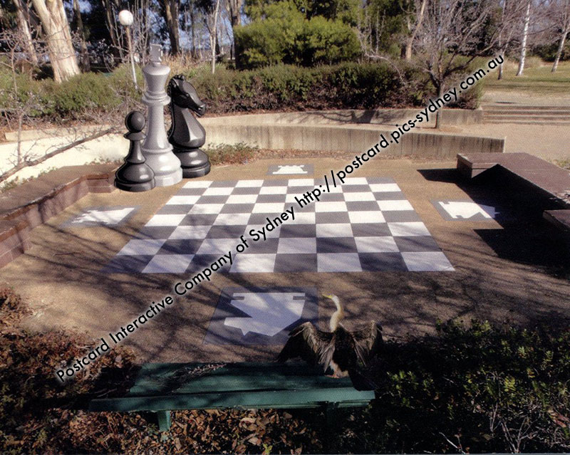 ACT - Commonwealth Park Giant Chess Board - Canberra ACT - Commonwealth Park Giant Chess Board - Canberra