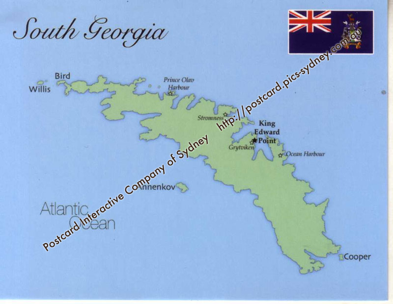 Map of South Georgia (U-K)