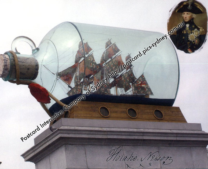 Nelson Flagship Victory, Trafalgar Square, London