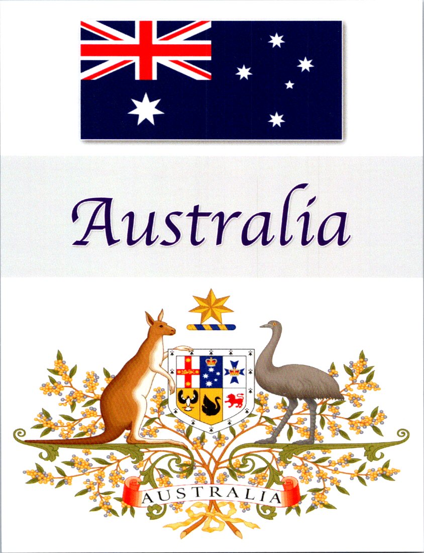 Australia - Flag & Coat of Arm