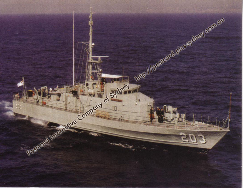 HMAS Fremantle Class Patrol Boat 1.00 Postcard Interactive